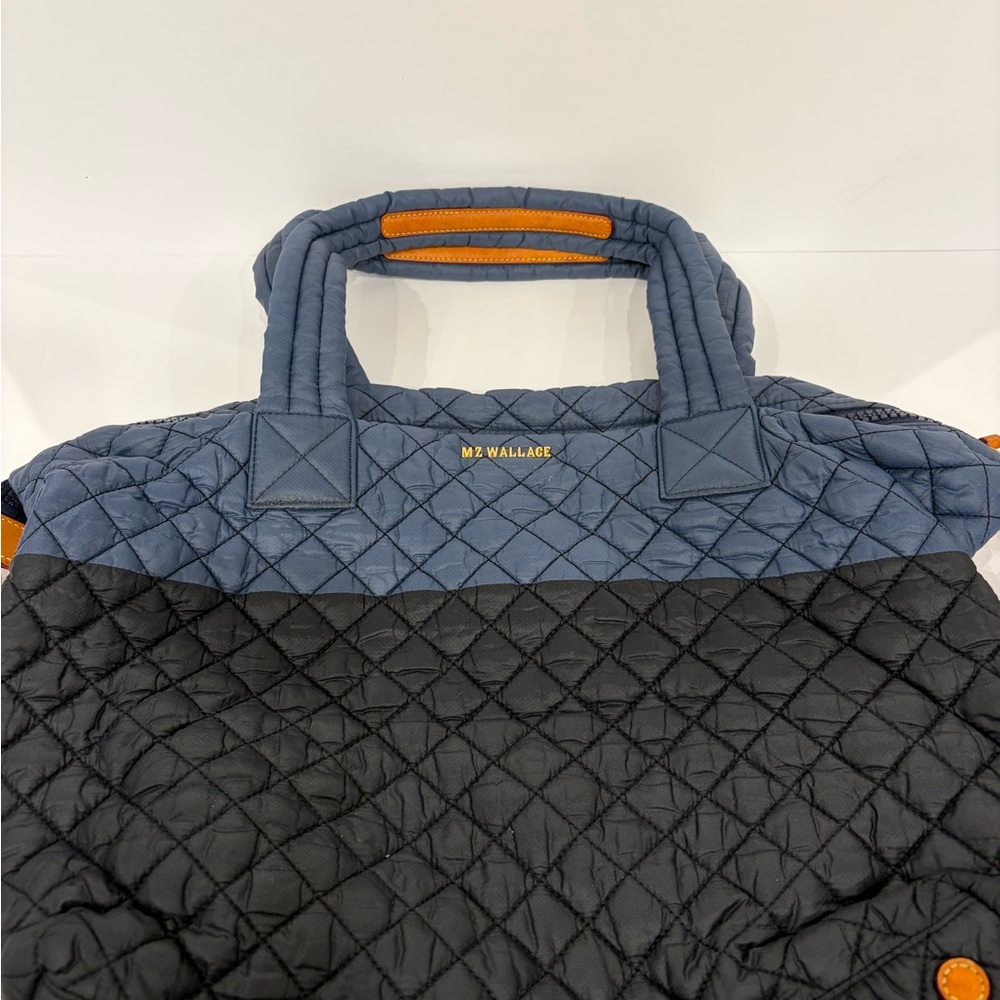 MZ Wallace Black/Navy Medium Sutton Deluxe